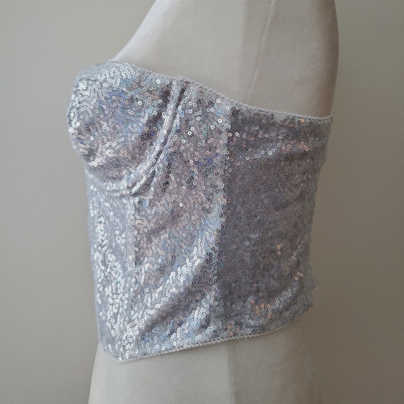 Sequin Corset Bustier Top - Picture 8 of 14